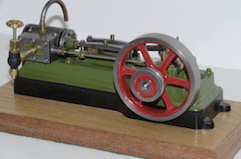 flywheel Stuart S50 live steam horizontal mill engine for sale