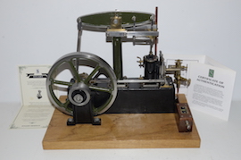 Stuart factory built live steam beam engine for sale