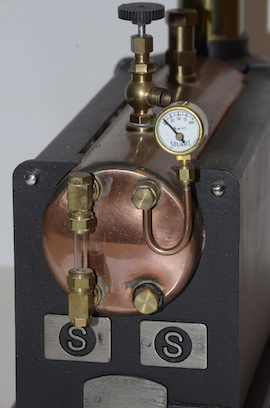 gauge glass Stuart Babcock 500 live steam model copper boiler for sale