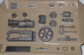 Stuart No 8 live steam horizontal engine casting set for sale
