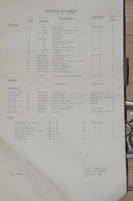 main Stuart No 8 live steam horizontal engine casting set for sale