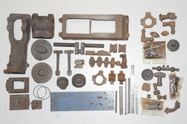 Stuart No 9 live steam horizontal engine castings for sale