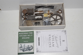 Stuart No 9 live steam horizontal engine casting set for sale
