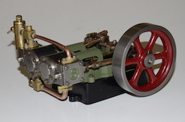 left Stuart score live steam horizontal twin engine for sale