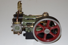 flywheel Stuart score live steam horizontal twin engine for sale