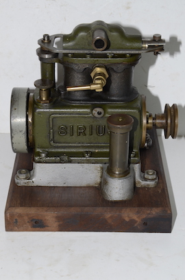back view stuart live steam engine sirius marine for sale