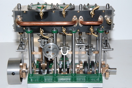 Stuart Triple Expansion Marine STeam engine for sale