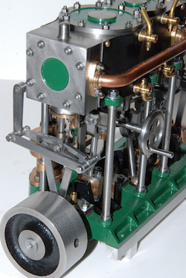 valve Stuart Triple Expansion Marine STeam engine for sale