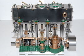 back Stuart Triple Expansion Marine STeam engine for sale