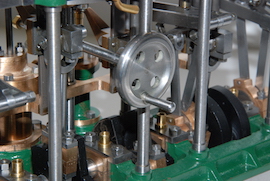 handle Stuart Triple Expansion Marine STeam engine for sale