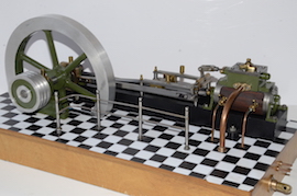 Large Stuart Victoria live steam horizontal engine for sale