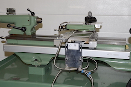 back Myford Super 7 pcf + dro lathe for sale SK160569