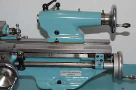 tailstock view big bore spindle Myford super 7 Plus 7B lathe for sale SK171188