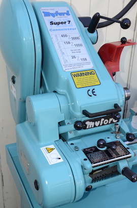 Main2 view big bore spindle Connoisseur Myford super 7 7B lathe for sale SK171375