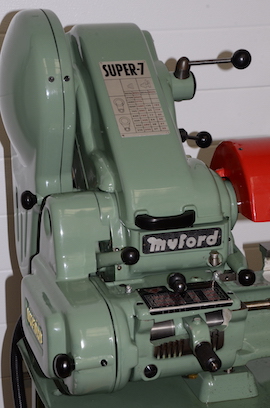 right view Myford Super 7B Longbed lathe for sale