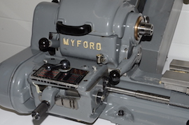 front view Myford super 7 7B lathe for sale SK1131562