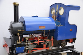 main view Sweet Pea 5" gauge 0-4-2 live steam loco for sale