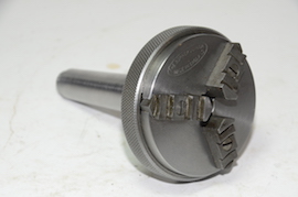 Main view myford 3 jaw tailstock Burnerd chuck for sale