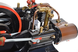 main view Reeves Double Tangye live steam engine for sale