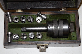 main Alfred Herbert Coventry No1 Saftap tapping collet chuck head 1MT for sale