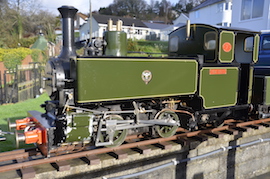 main 7 1/4" gauge Tom Rolt live steam loco for sale. 0-4-2 Talyllyn Railway No 7. Professional John Ellis copper boiler.