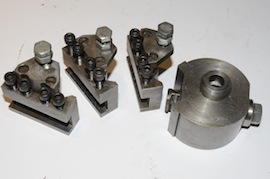 main view quick change tool post holders myford lathe for sale