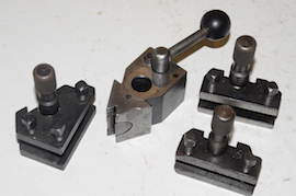 main Tripan Swiss 111 tool post, quick change. For Schaublin Myford lathes for sale. 131 132 holders