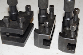 back Tripan Swiss 111 tool post, quick change. For Schaublin Myford lathes for sale. 131 132 holders