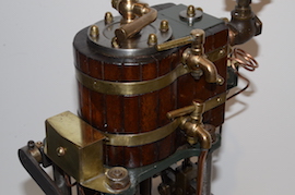 cylinder Large Marine Launch Vertical single live steam engine for sale