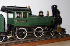 loco3 3.5" Virginia 4-4-0 LBSC live steam American tender loco for sale