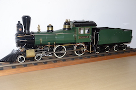 3.5" Virginia 4-4-0 LBSC live steam American tender loco for sale