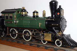 loco 3.5" Virginia 4-4-0 LBSC live steam American tender loco for sale