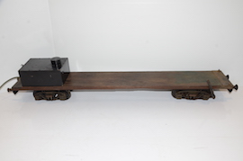 3.5" live steam driver's truck braked wagon for sale