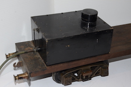 main 3.5" live steam driver's truck braked wagon for sale