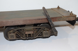 main 3.5" live steam driver's truck braked wagon for sale