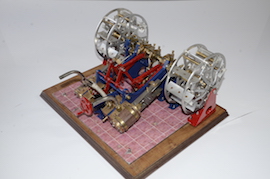 Edgar Westbury Diagonal Paddle Wheel live steam Engine for sale