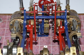 crosshead Edgar Westbury Diagonal Paddle Wheel live steam Engine for sale