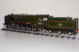 side Evening Star 9F 3.5" 2-10-0 BR live steam loco LBSC for sale