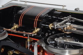 connecting Evening Star 9F 3.5" 2-10-0 BR live steam loco LBSC for sale