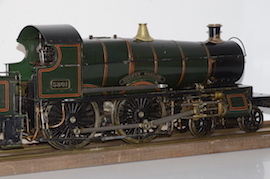 main County Carlow 3.5" live steam 4-4-0 GWR loco for sale Don Young