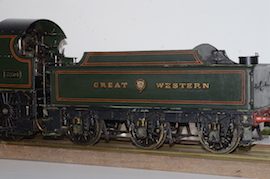 main County Carlow 3.5" live steam 4-4-0 GWR loco for sale Don Young