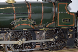 main County Carlow 3.5" live steam 4-4-0 GWR loco for sale Don Young
