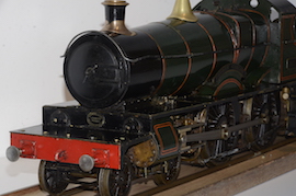 main County Carlow 3.5" live steam 4-4-0 GWR loco for sale Don Young