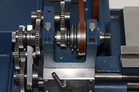 gear view Cowells ME90  lathe for sale