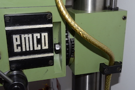 tilt view Emco FB2 U2 vertical milling machine for sale