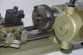 chuck view emco unimat selecta SL lathe for sale