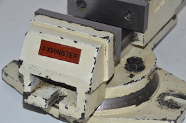 front Axminster 105mm machine vice 4". Milling machine for sale