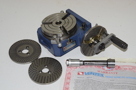 main Vertex 110mm HV4 rotary table for milling machine for sale