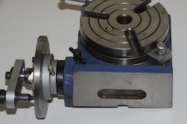 flat Vertex HV4 110mm rotary table for milling machine for sale