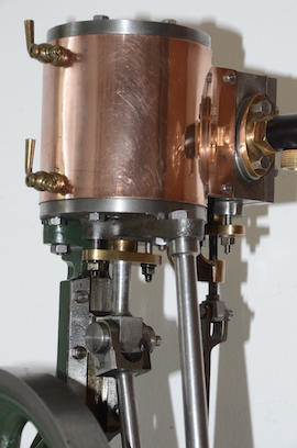 cladding Stuart No 1 live steam vertical engine for sale